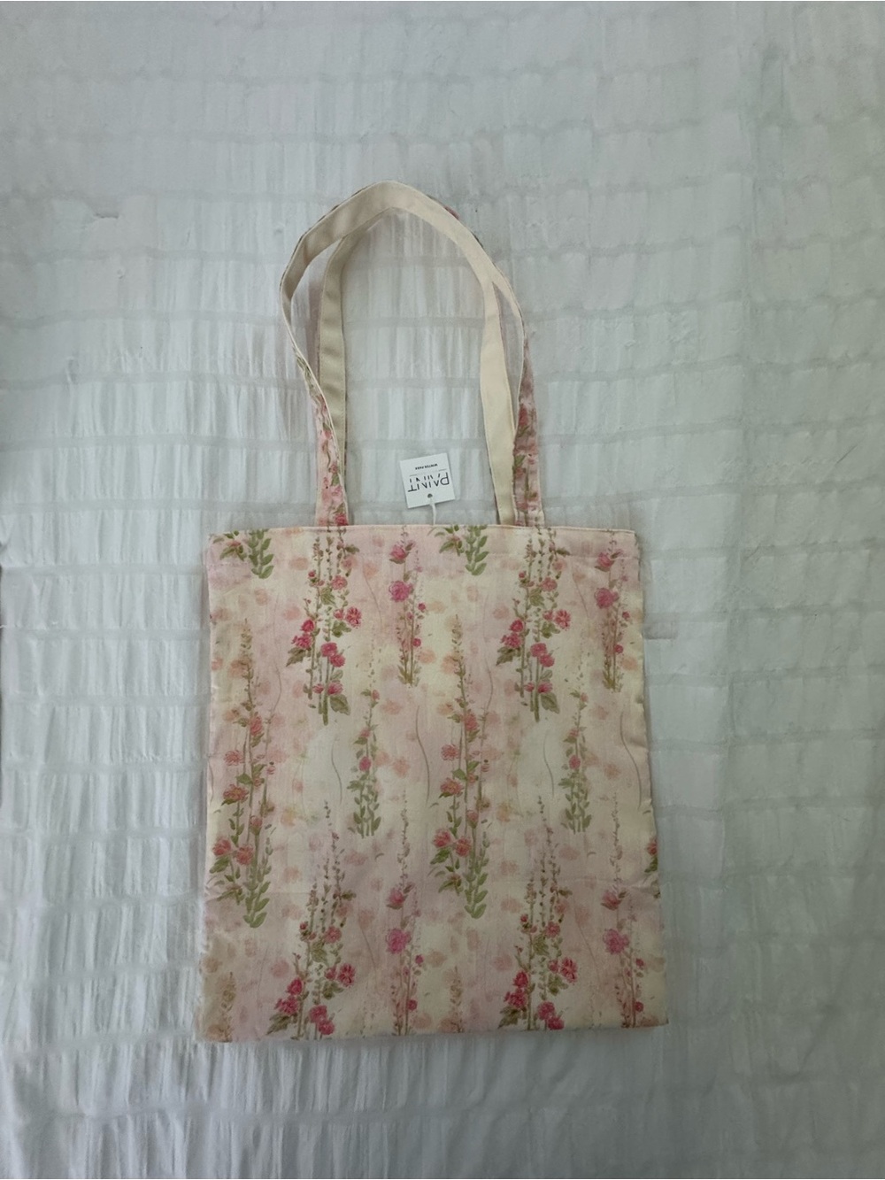 floral fairy tote bag